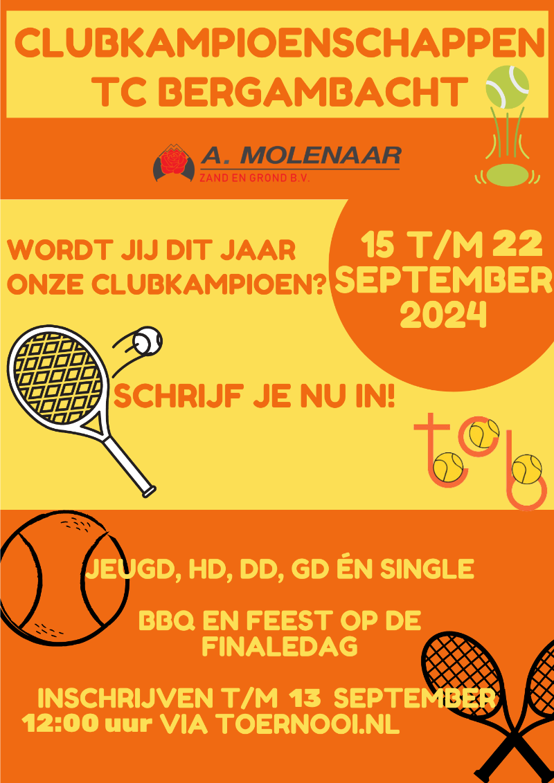 Clubkampioenschappen TCB 2024